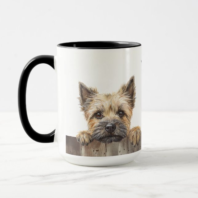 Cairn Terrier Dog Mug (Gauche)