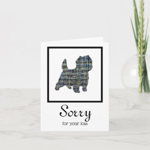 Cairn Terrier Dog Pet Sympathy Card Karte