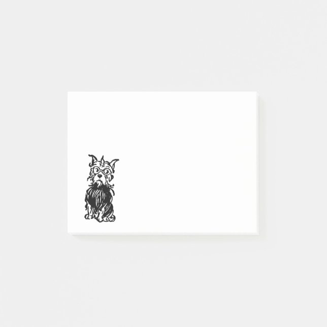 Cairn Terrier Dog Post-it Klebezettel (Vorderseite)