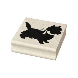 Cairn Terrier Dog Puppy Gummistempel