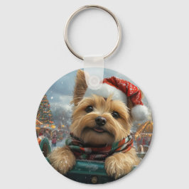 Cairn Terrier Dog Roller Untersetzer Weihnachten Schlüsselanhänger