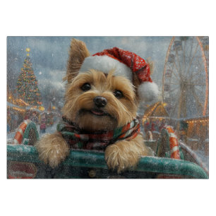 Cairn Terrier Dog Roller Untersetzer Weihnachten Schneidebrett