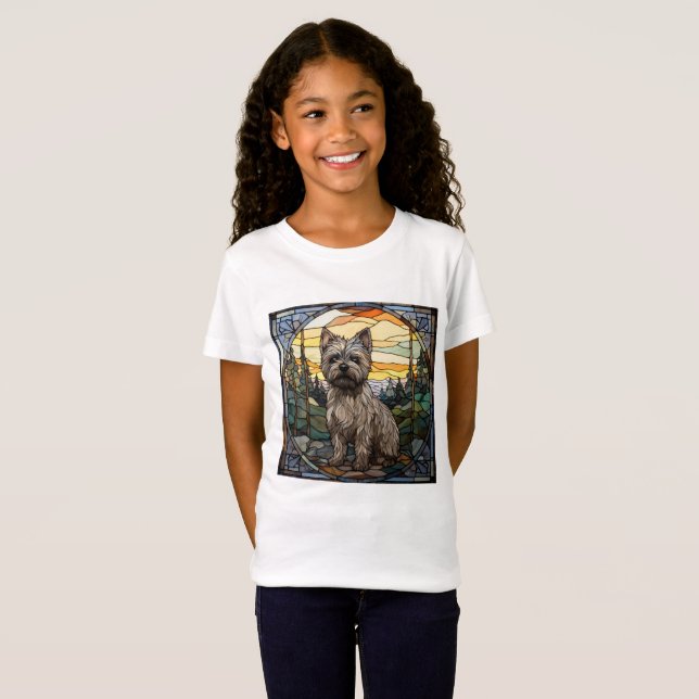 Cairn Terrier Dog T-Shirt (Vorne ganz)