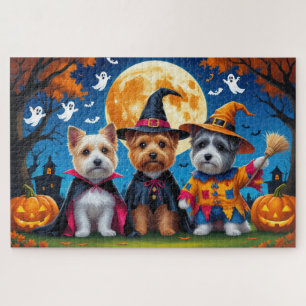 Cairn Terrier Dogs Pumpkin Halloween Funny