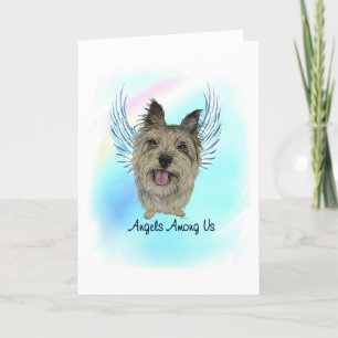 Cairn Terrier Engel Hund Pet Loss Sympathie Karte
