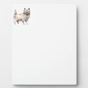 Cairn Terrier Fotoplatte