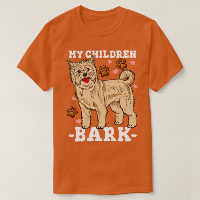 Cairn Terrier Funny Dog Vater Mama Lover Eigentüme T-Shirt (Design vorne)