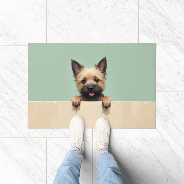 Cairn Terrier Fußmatte Kunst (Indoor)
