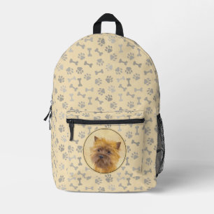 Cairn Terrier Gemälde - Süße originelle Hundekunst Bedruckter Rucksack