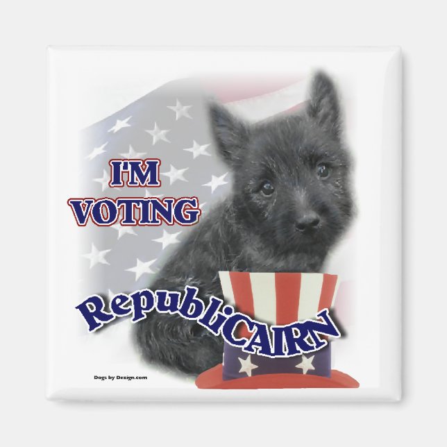 Cairn Terrier Geschenke Magnet (Vorne)