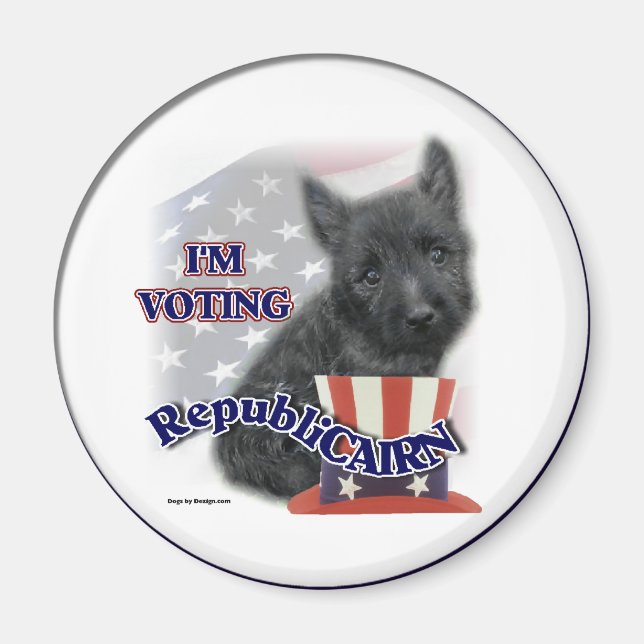 Cairn Terrier Geschenke Magnet (Vorne)