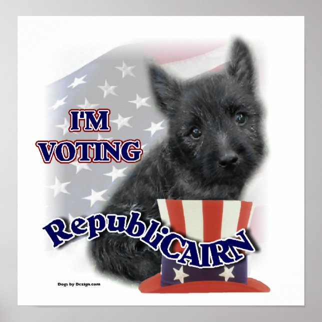 Cairn Terrier Geschenke Poster (Vorne)