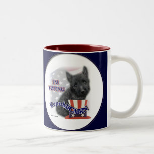 Cairn Terrier Geschenke Zweifarbige Tasse