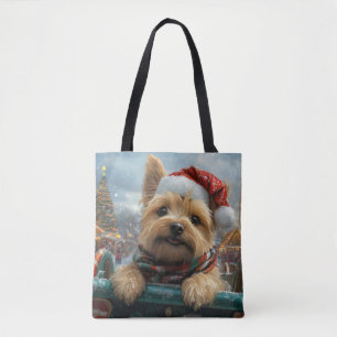Cairn Terrier Hund Achterbahn Weihnachten Tasche