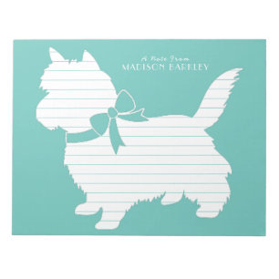 Cairn Terrier Hund Welpe Notizblock