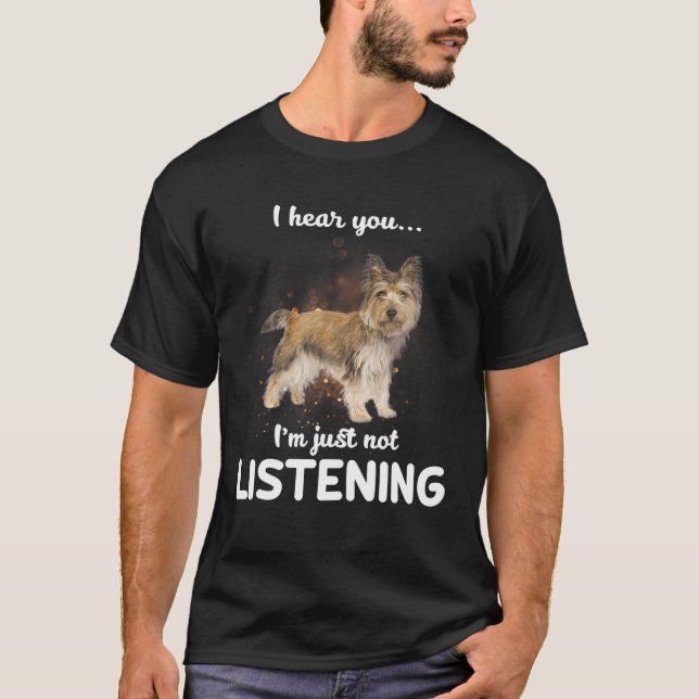 Cairn Terrier Ich höre, dass du Hundeschenke nicht T-Shirt (Vorderseite)