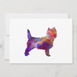 Cairn Terrier im Watercolor