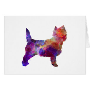 Cairn Terrier in watercolor