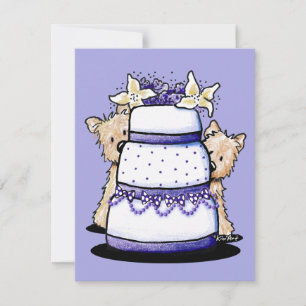 Cairn Terrier Invitations de mariage
