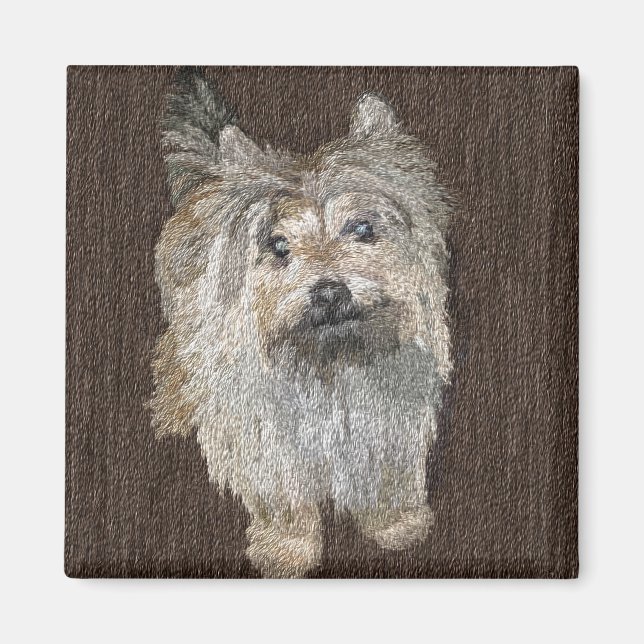 Cairn Terrier Magnet (Vorne)