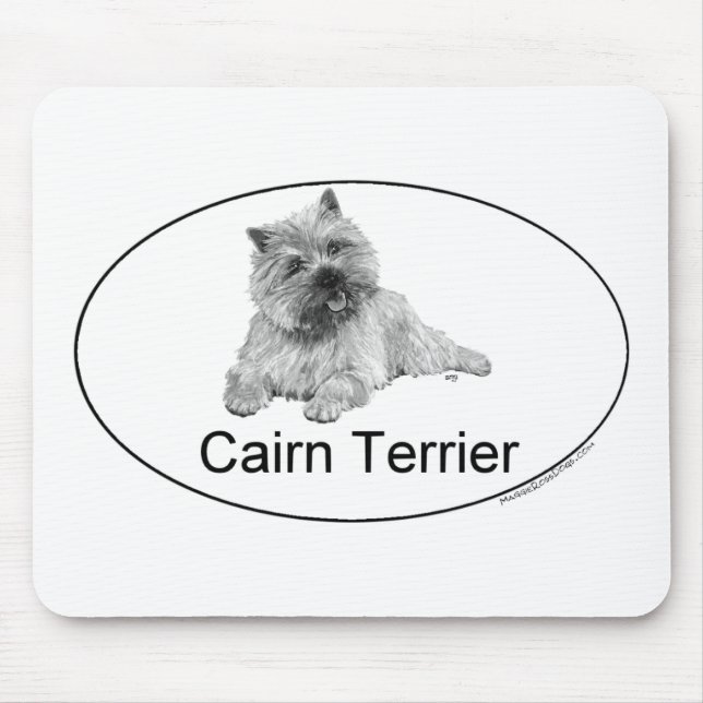 Cairn Terrier Mousepad (Vorne)