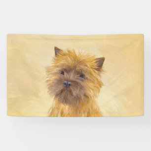 Cairn Terrier Painting - Niedliche Original Dog Ar Banner