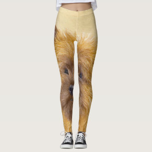 Cairn Terrier Painting - Niedliche Original Dog Ar Leggings