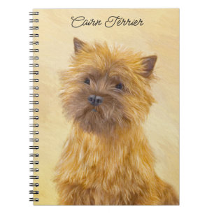 Cairn Terrier Painting - Niedliche Original Dog Ar Notizblock