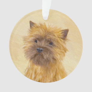 Cairn Terrier Painting - Niedliche Original Dog Ar Ornament