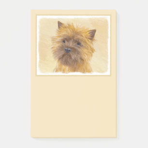 Cairn Terrier Painting - Niedliche Original Dog Ar Post-it Klebezettel
