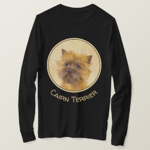 Cairn Terrier Painting - Niedliche Original Dog Ar T-Shirt