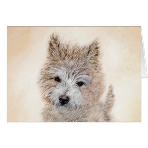 Cairn Terrier Peinture Chiot - Art Chien original