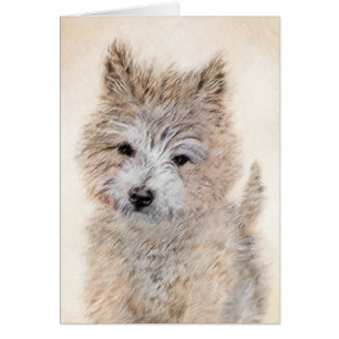 Cairn Terrier Peinture Chiot - Art Chien original