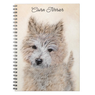 Cairn Terrier Puppy Painting - Original Dog Art Notizblock