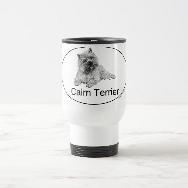 Cairn Terrier Reisebecher (Mittel)