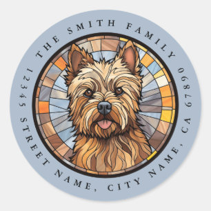 Cairn Terrier Round Stickers