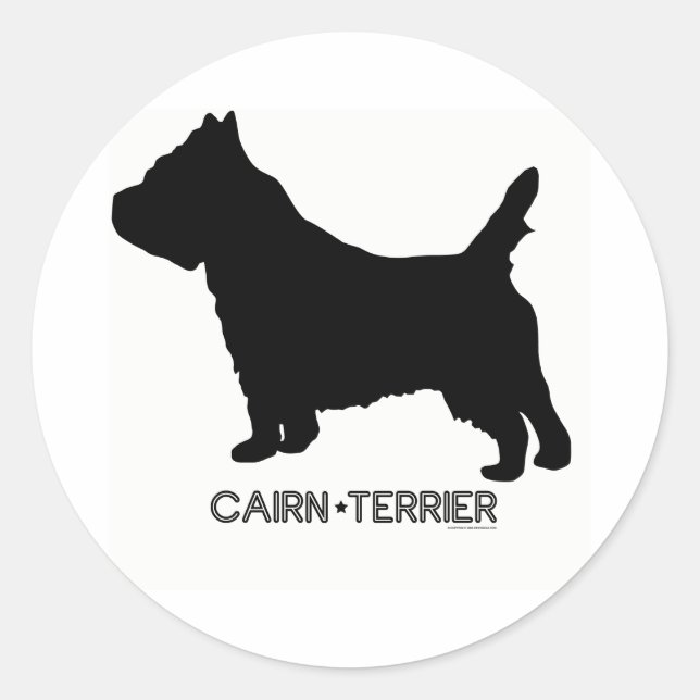 Cairn Terrier Sticker (Vorderseite)