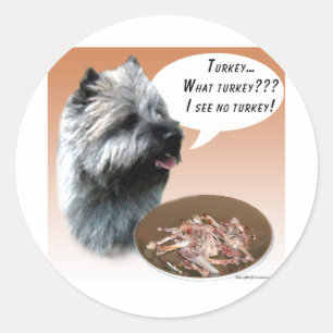 Cairn Terrier Türkei Runder Aufkleber