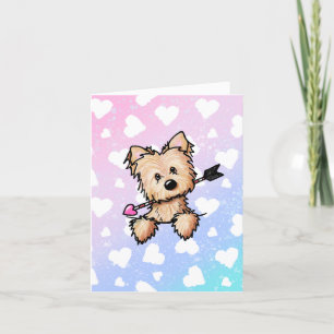 Cairn Terrier Valentinstag Card Dankeskarte