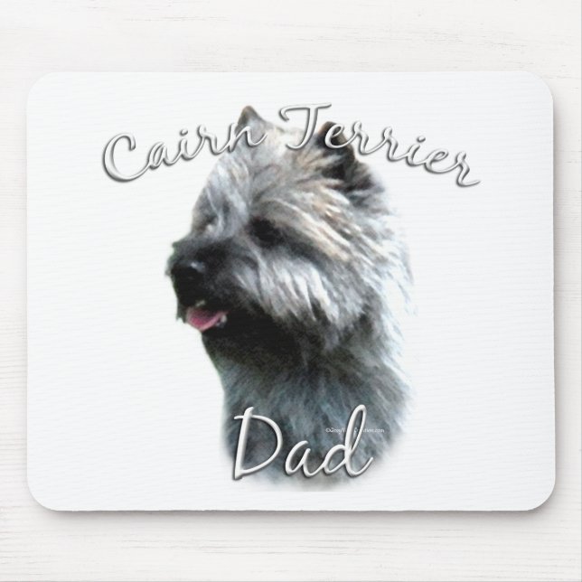 Cairn Terrier Vater 2 Mousepad (Vorne)