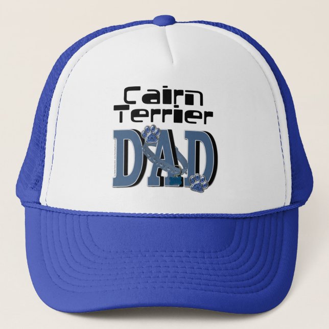 Cairn-Terrier VATER Truckerkappe (Vorderseite)