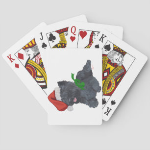 Cairn Terrier Weihnachten Spielkarten
