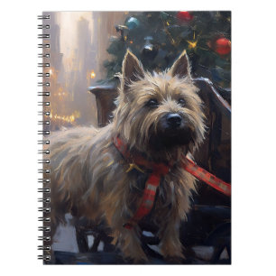 Cairn Terrier Weihnachtsfeiertage Notizblock