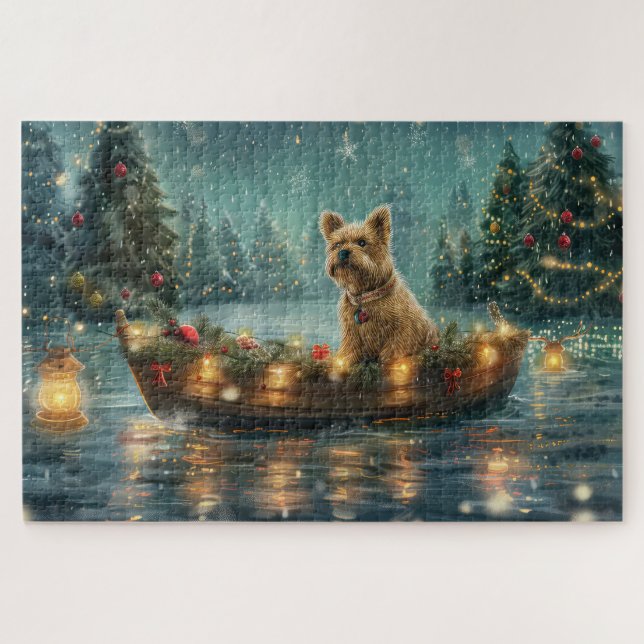 Cairn Terrier Weihnachtsfest (Horizontal)
