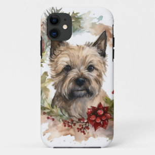 Cairn Terrier Weihnachtsmann Festliche Jungfrau Case-Mate iPhone Hülle