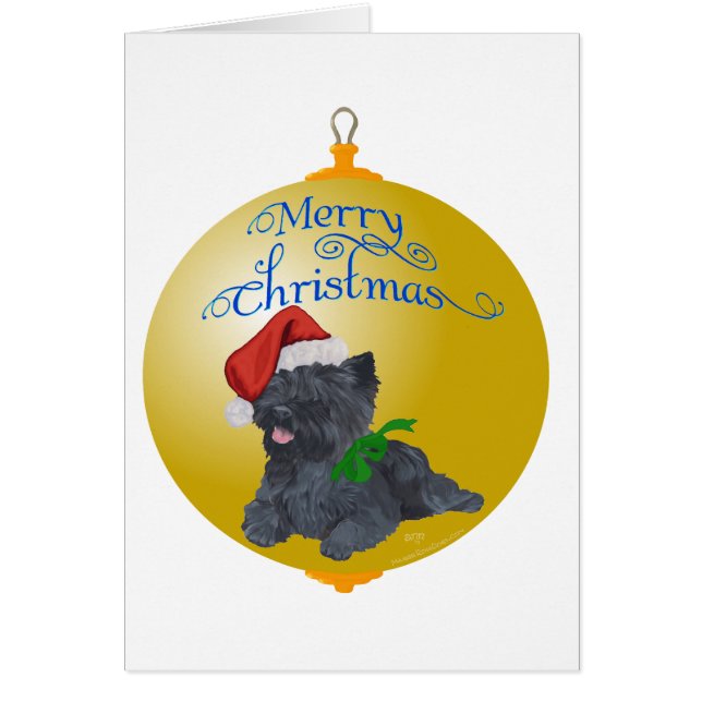 Cairn Terrier Weihnachtsschmuck (Vorne)
