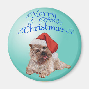 Cairn Terrier Weihnachtsschmuck Magnet