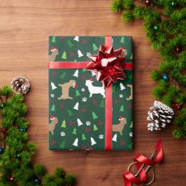 Cairn Terriers Weihnachtsmannmützen Weihnachten Ev Geschenkpapier