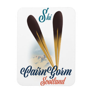 CairnGorm Schottland Skiposter Magnet