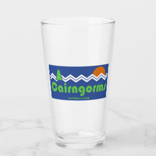 Cairngorms National Park Scotland Retro Glas